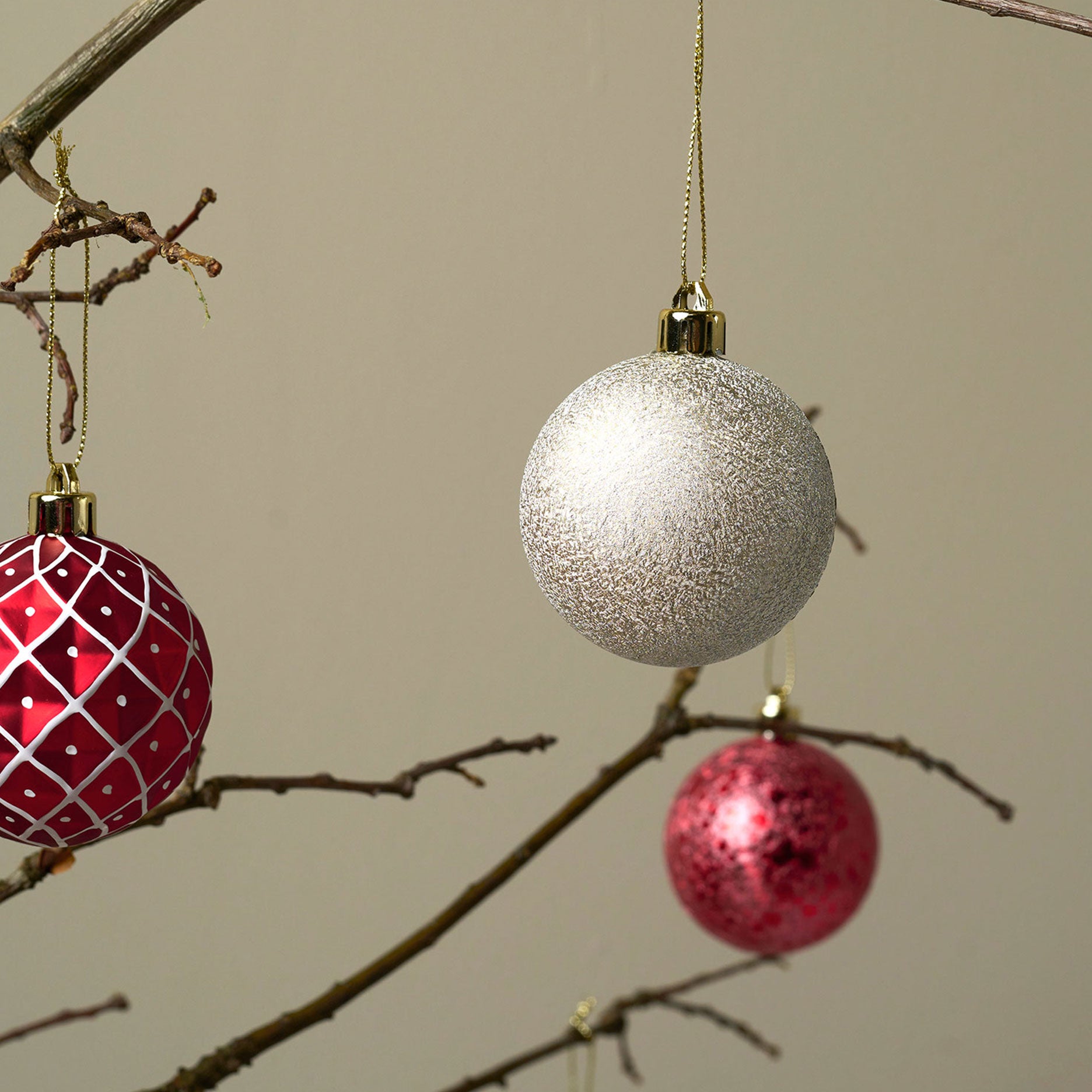 Weihnachtskugeln D6cm 12 Stk.